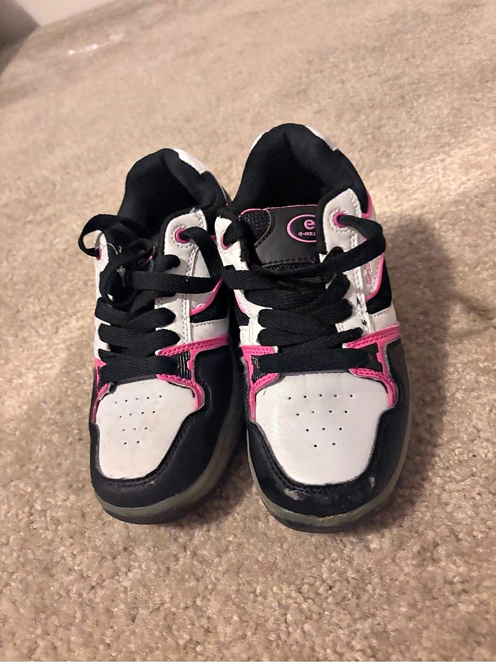 e-Roller 220 Kids Sneakers Black & Pink US 2